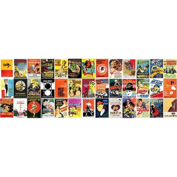 Re-Marks Panoramic Classic Movies 1000 Piece Puzzle - Picture 5 of 6